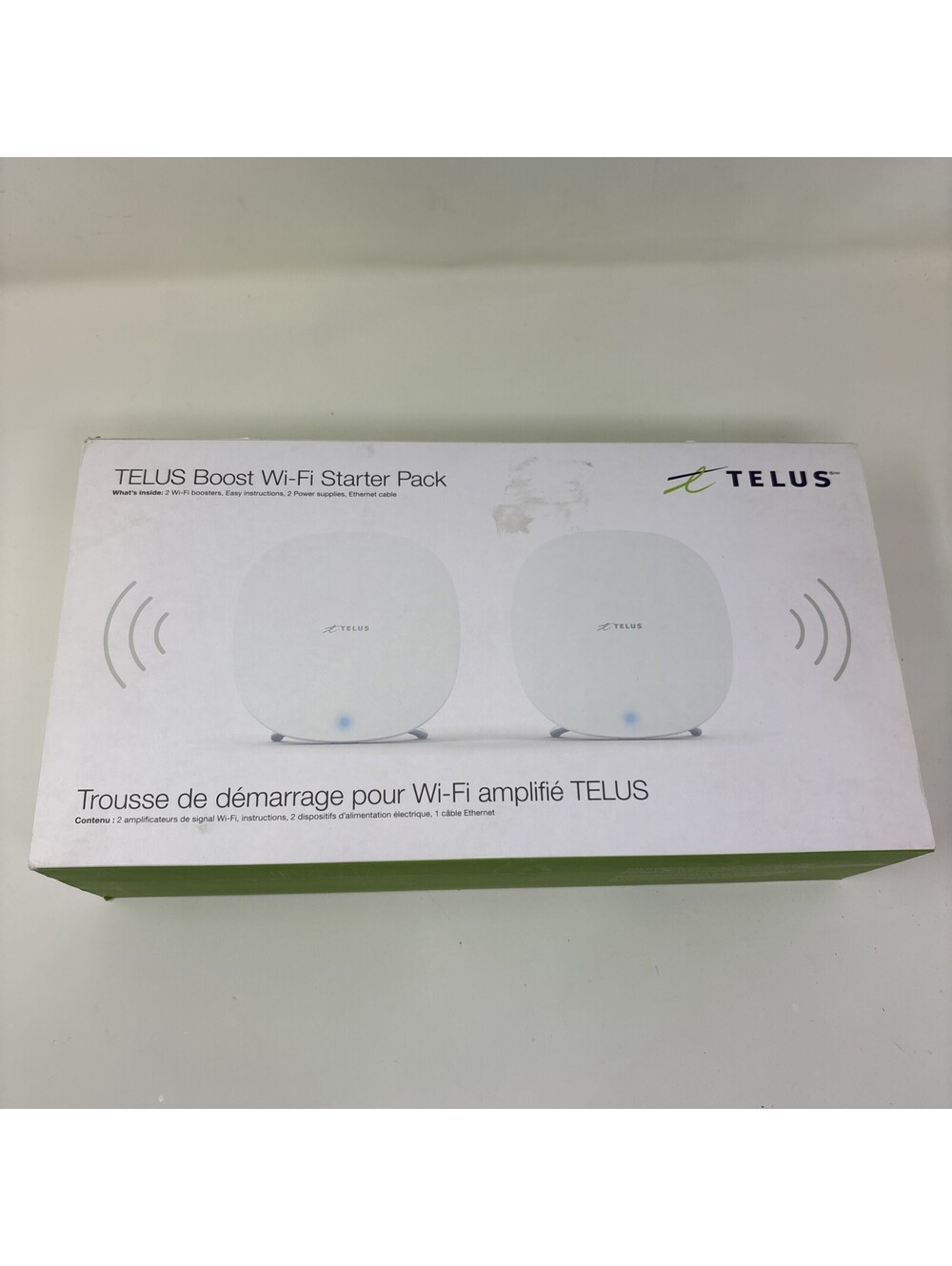 TELUS Boost Wi-Fi Starter Pack Range Extender Boosters Set Of 2